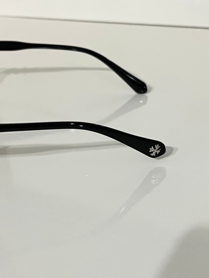 Chrome Hearts Siyah Gözlük - Görsel 3