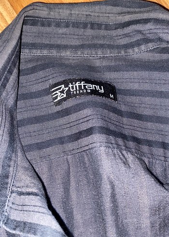 tiffany cizgili ince uzun kollu gömlek - Görsel 2