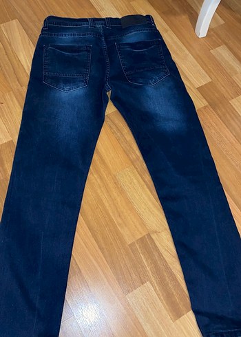 bootcut mavi yıkamalı jean - Görsel 3