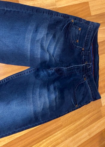 bootcut mavi yıkamalı jean - Görsel 2