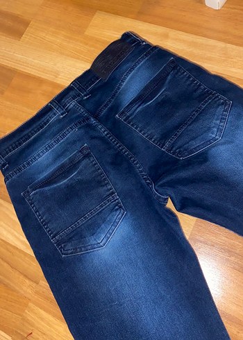 bootcut mavi yıkamalı jean - Görsel 4