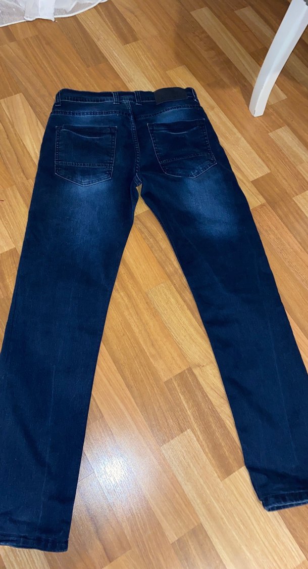 bootcut mavi yıkamalı jean - Görsel 3