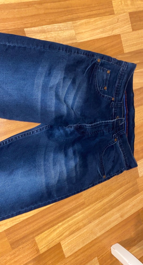 bootcut mavi yıkamalı jean - Görsel 2