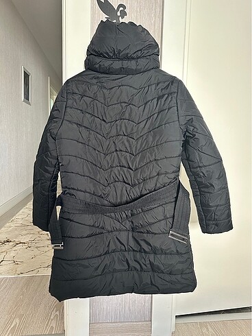 l Beden Koton Dik Yaka Şişme Mont