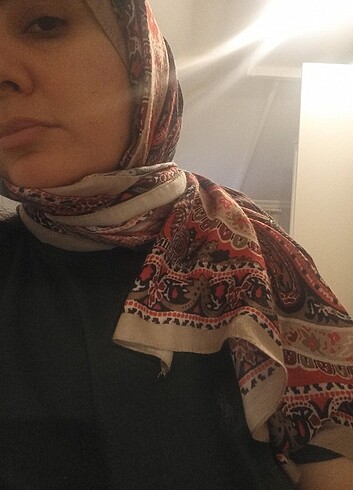 Beden bordo Renk Şal
