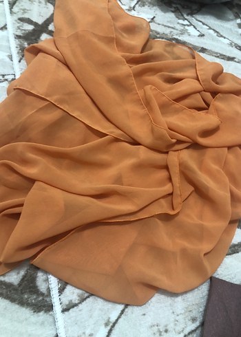 Kadın Bohem Tarzı Bej Saten Şal - Görsel 3