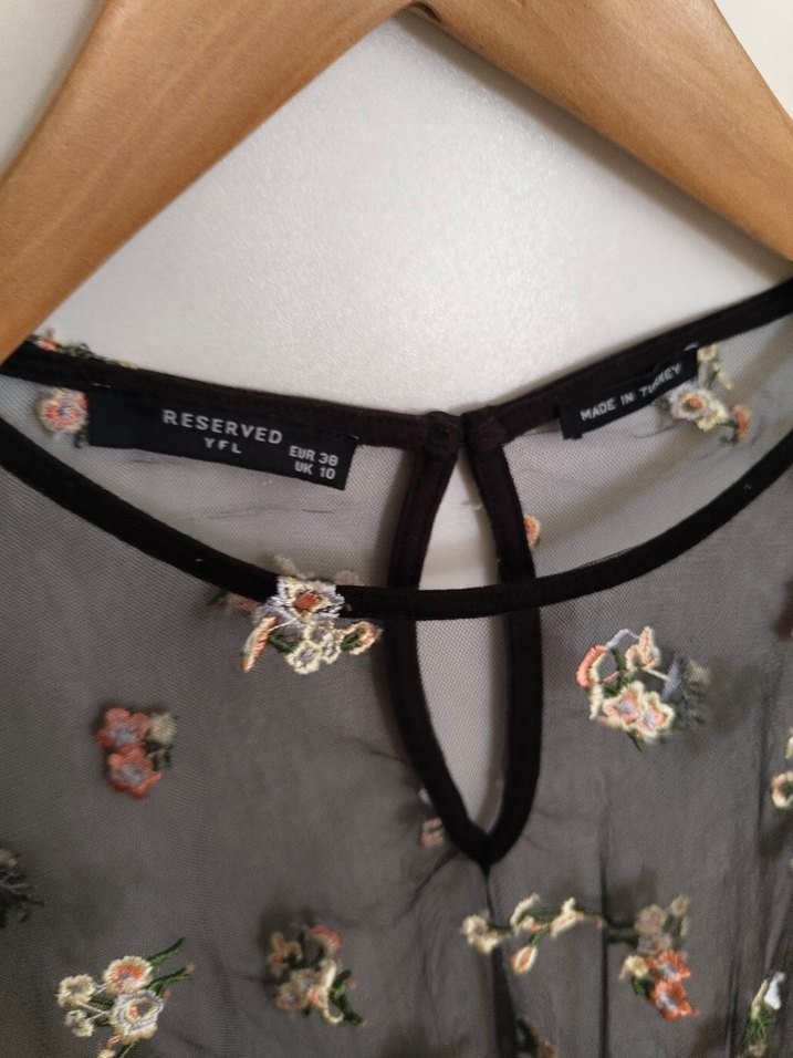 Nakışlı Volanlı Bohem Uzun Elbise - Görsel 3