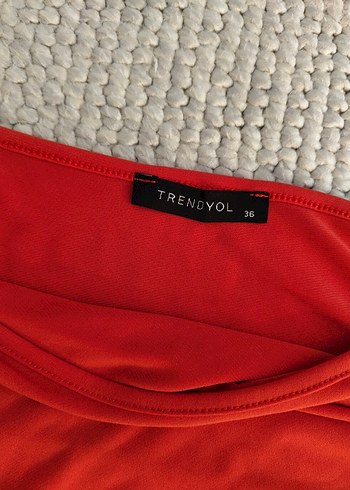 turuncu kısa elbise - Görsel 2