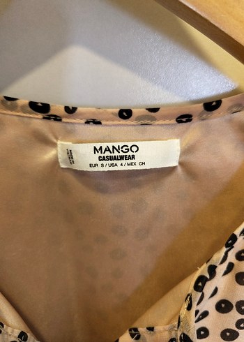 Bej Leopar Desenli Uzun Kol Elbise - Görsel 5