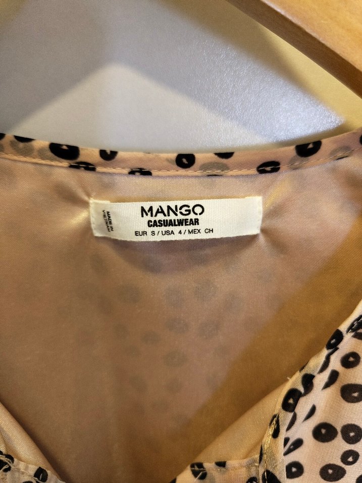 Bej Leopar Desenli Uzun Kol Elbise - Görsel 5