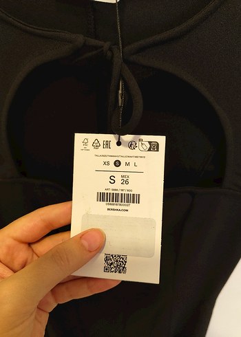 Siyah Mini Gotik Elbise - Görsel 5