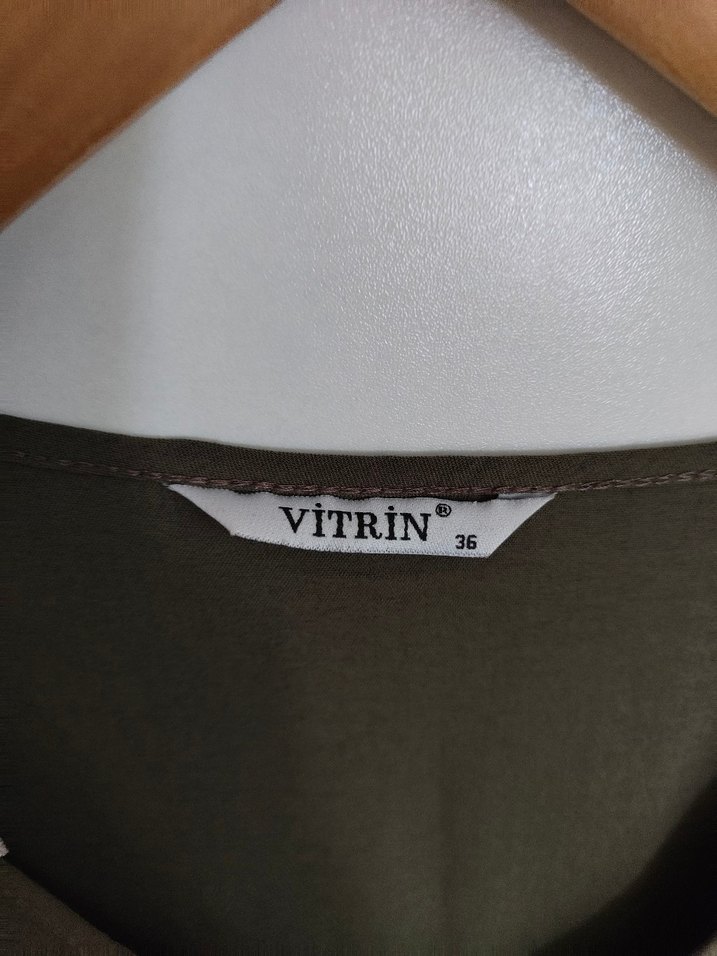 V Yaka Vizon Hamile Bluz - Görsel 3