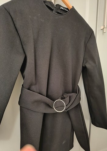 Siyah Mini zara elbise - Görsel 3