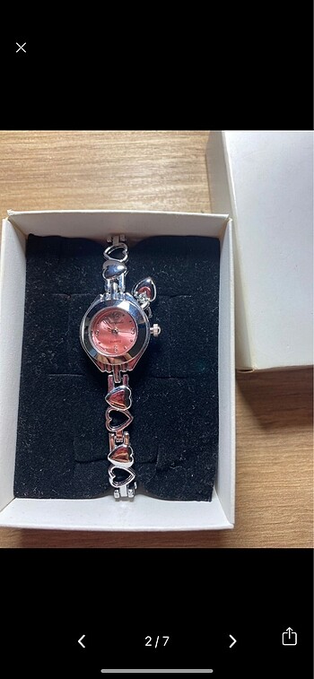Diğer Hanyang Gümüş Pembe Retro Bilezik Saat