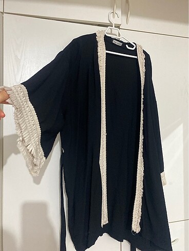 44 Beden siyah Renk Kimono