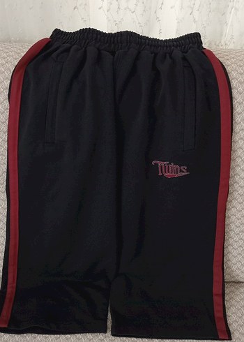 Bordo Şeritli erkek şort - Görsel 2