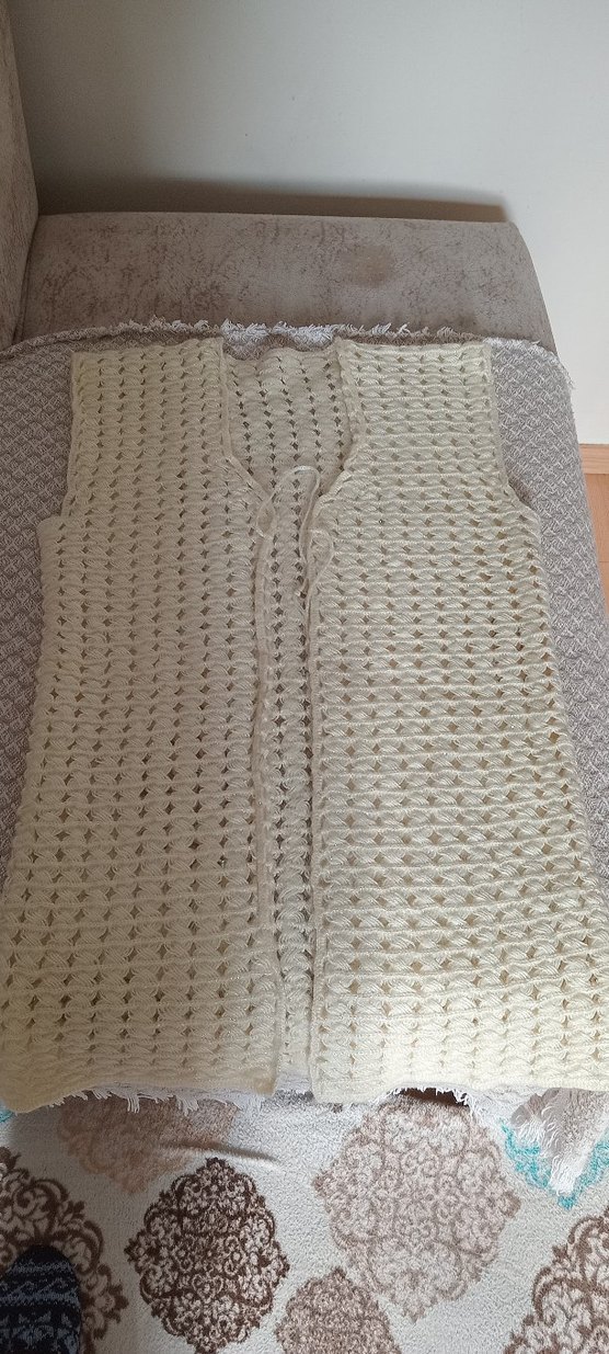 el örgüsü krem. gelin yelegi - Görsel 2