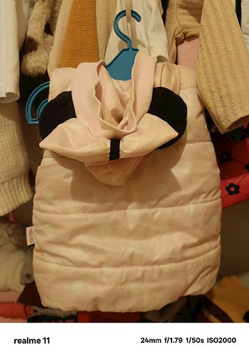 Kız Çocuk Pembe Kapitone Yelek - Görsel 2