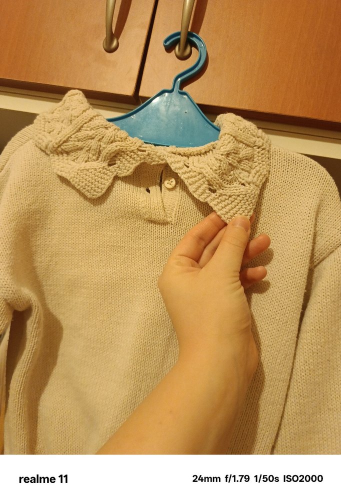 Bej bebek Örme Kazak - Görsel 3