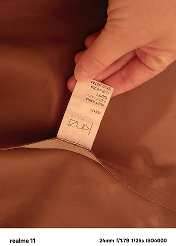 Bej Süet Midi Kadın Kaban - Görsel 4