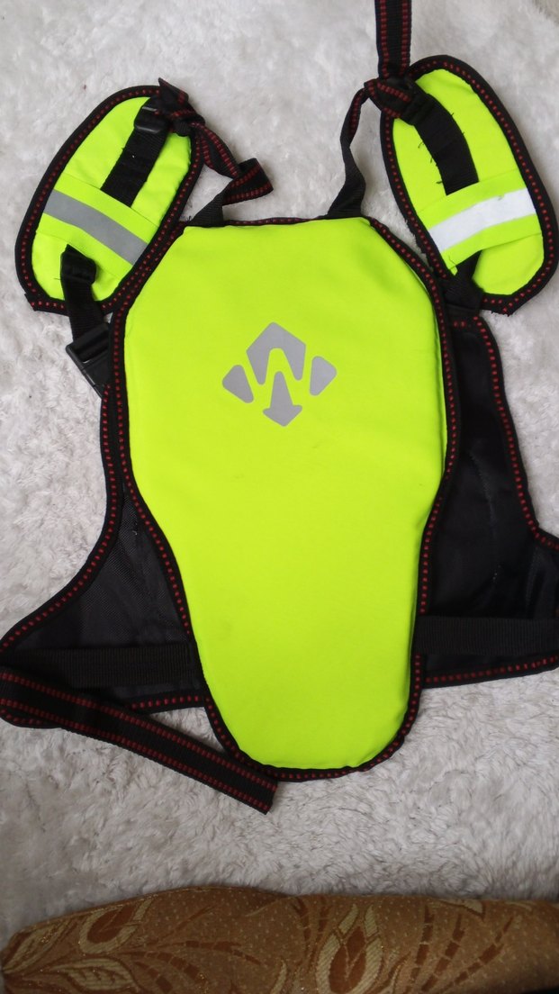 Renkli Sarı Fermuarlı Biker motor kurye Kıyafeti - Görsel 2