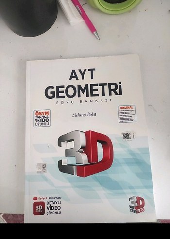 AYT Geometri Soru Bankası 3D Video Çözümlü