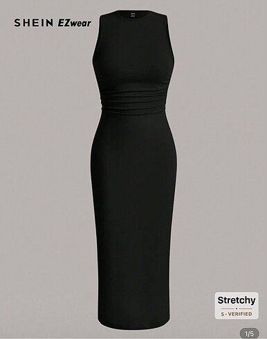 Shein Midi Halter Yaka Elbise