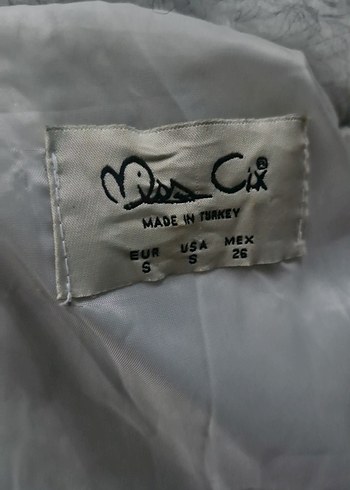 Gri Kadın Suni Kürk Ceket - Görsel 5