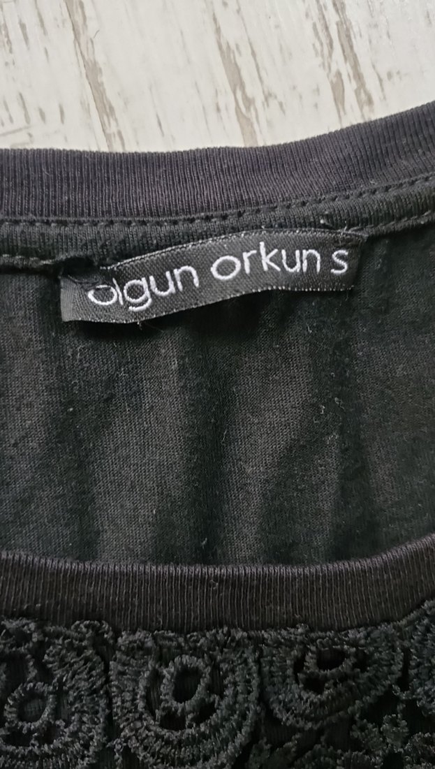 Dantelli Kolsuz T-shirt - Görsel 5