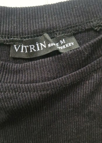 Kadın Siyah Kemerli Kolsuz Crop Top - Görsel 3