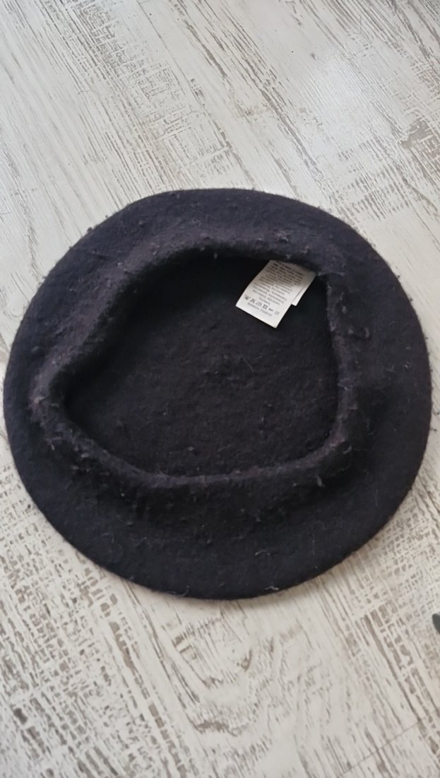 Siyah Yün Bere Kadın Şapka - Görsel 2