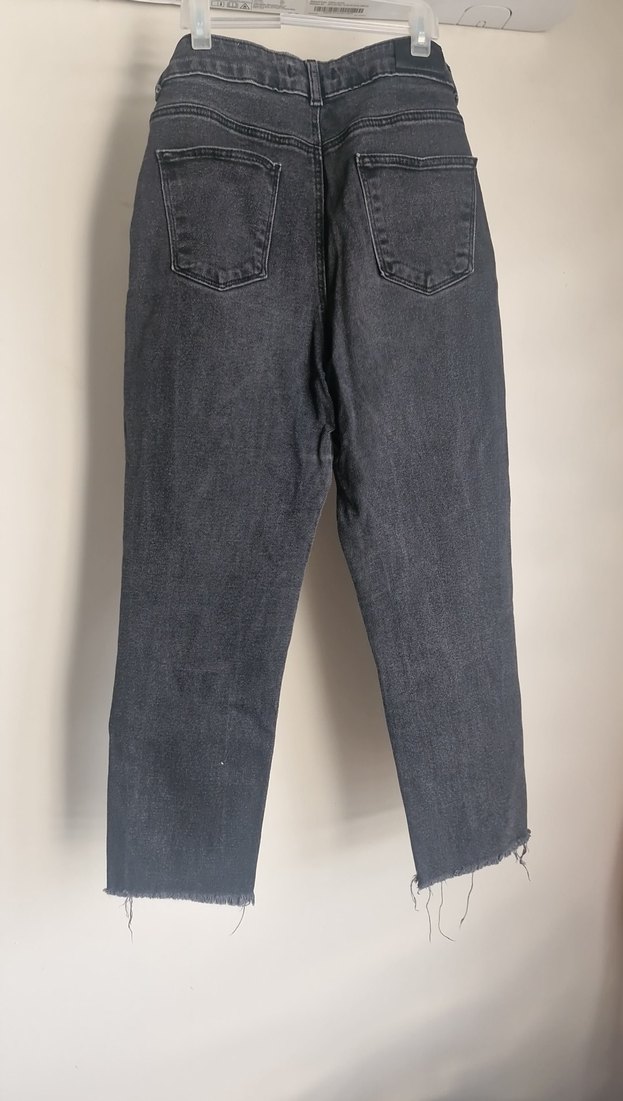 Gri Midi Kadın Denim Jean - Görsel 2