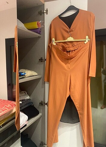 tesettür pantolonlu takım 