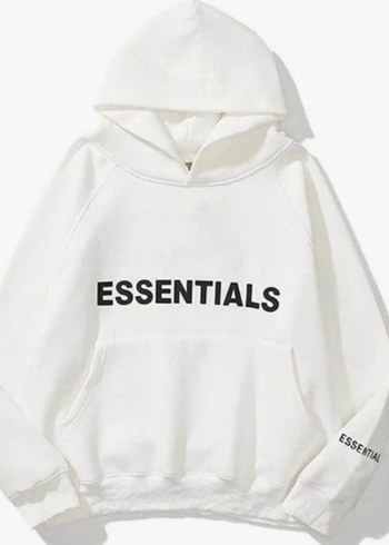 Trendyol & Milla Essentials Beyaz Kapusonlu Sweatshirt