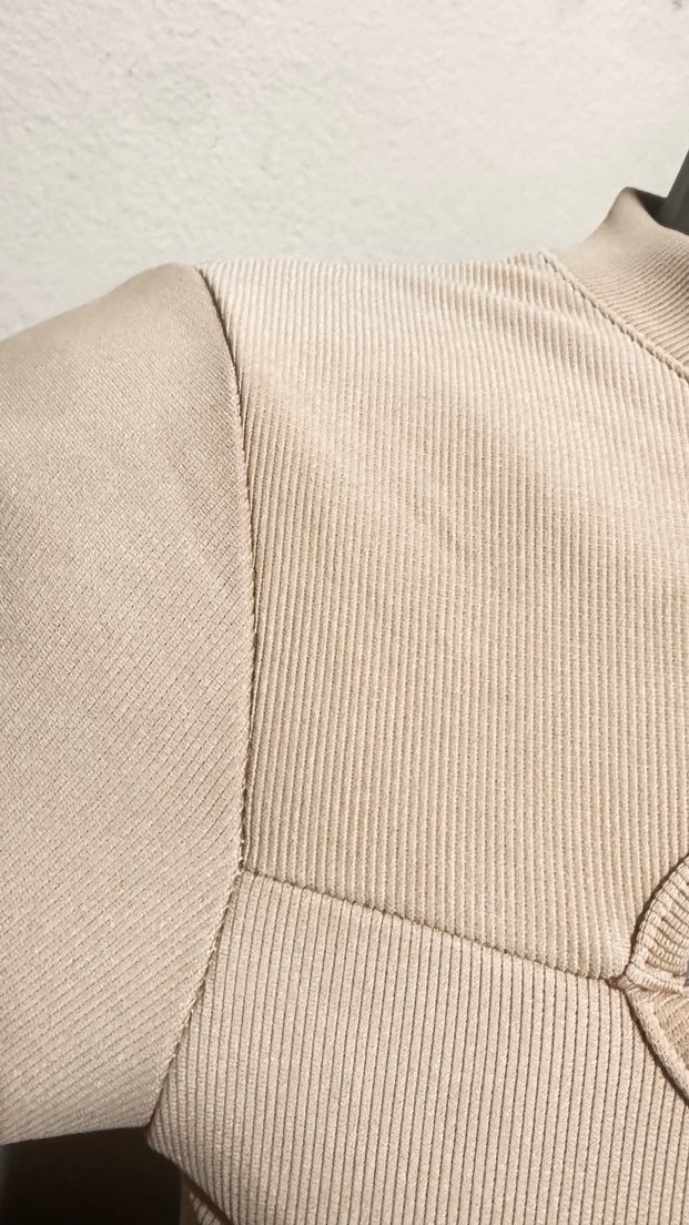 Bej metal dekolteli Crop Top - Görsel 3