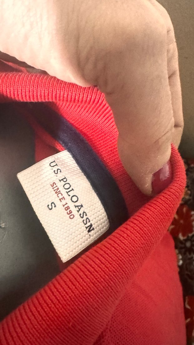 Kırmızı Kısa Kollu Polo Tişört - Görsel 5