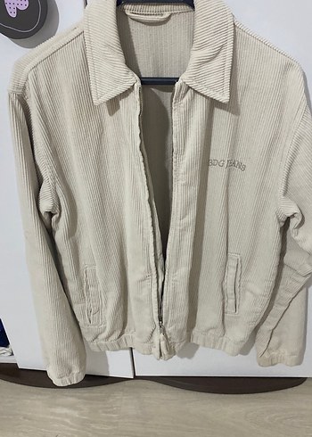 xs Beden beyaz Renk Bej Uzun Kollu unisex Ceket