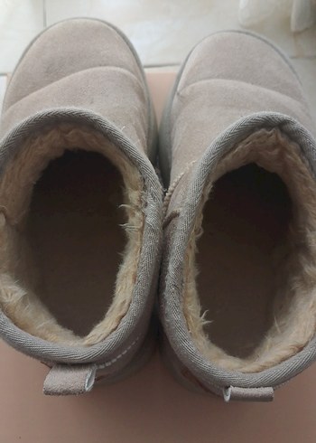 40 Beden camel Renk Pierre Cardin Bej Süet Kadın Dolgu Topuk Bot