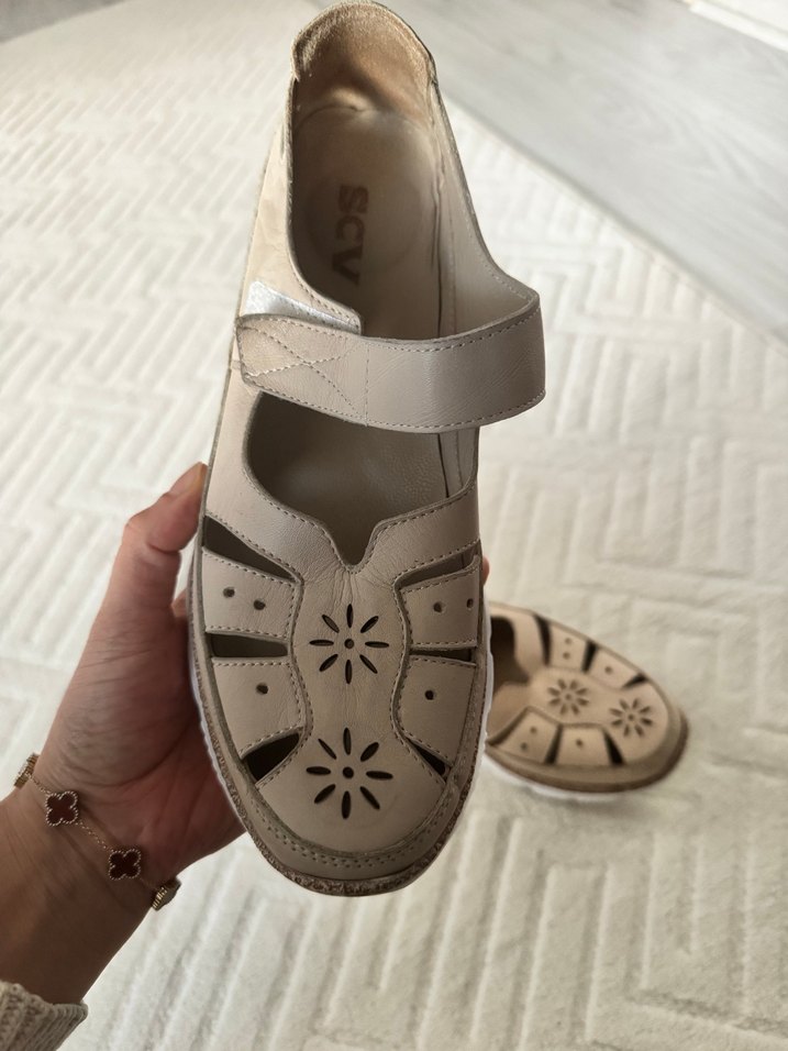 Bej Kadın Dolgu  Sandalet - Görsel 4