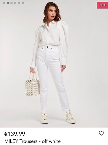 Diğer Josh V Miley Off White Kadın Jean