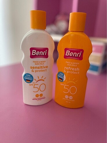 Benri 2 ADET BENRİ GÜNEŞ SÜTÜ