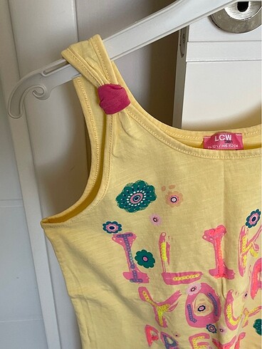 11-12 Yaş Beden sarı Renk Kız Çocuk Tshirt