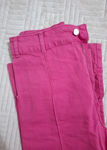 Trendyol & Milla Pembe Düğmeli Kadın Pantolon