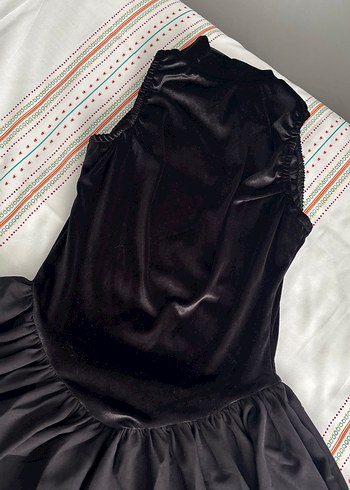 Siyah Drapeli Uzun Hamile Eteği - Görsel 2