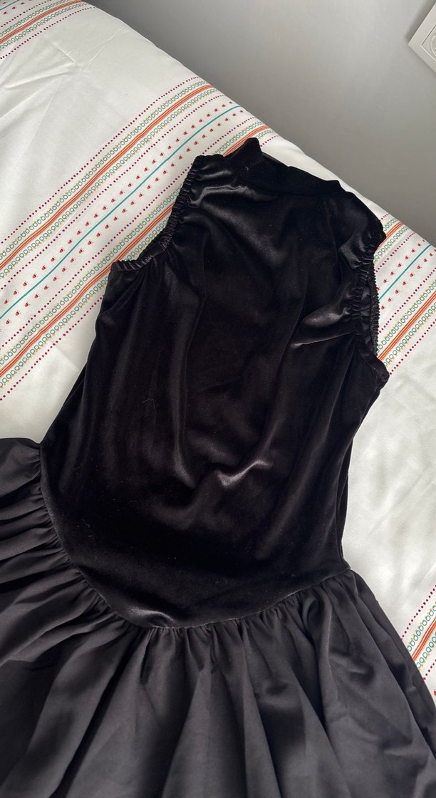 Siyah Drapeli Uzun Hamile Eteği - Görsel 2