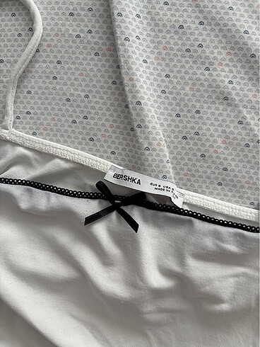 Bershka Askılı crop