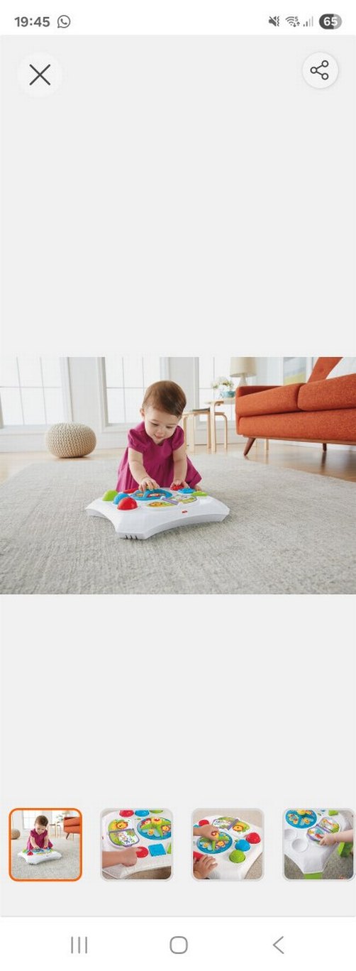 fisher price melodili zürafa aktivite masası - Görsel 5