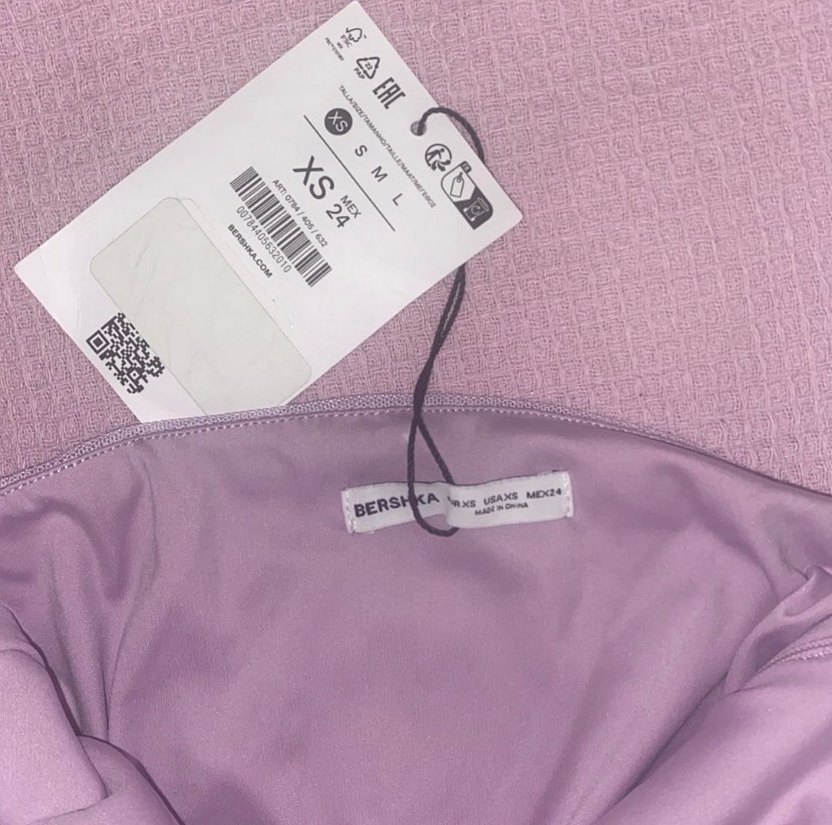 Bershka Mor Elbise - Görsel 2