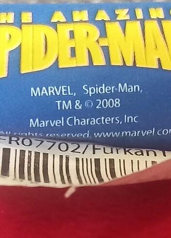 Lisanslı orjinal işlemeli Spiderman yastık. - Görsel 4