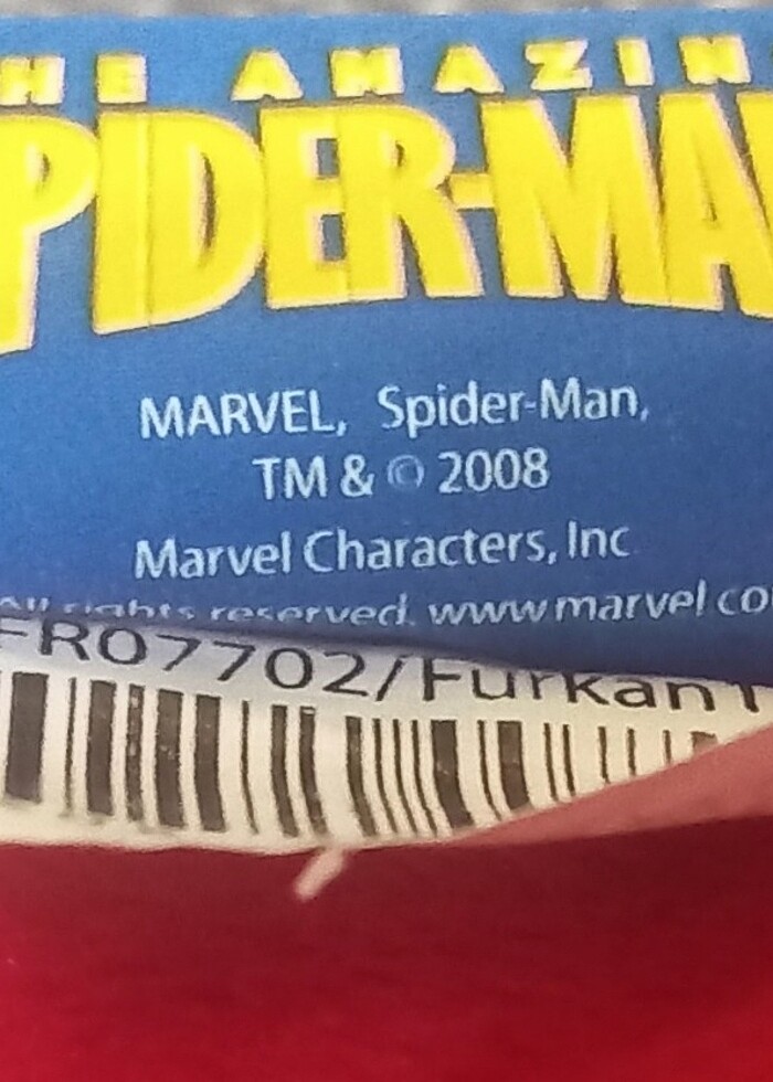 Lisanslı orjinal işlemeli Spiderman yastık. - Görsel 4